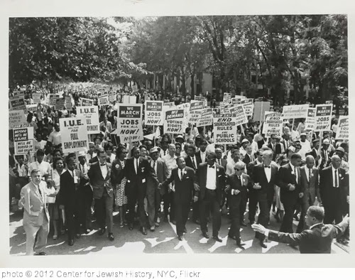 'March on Washington for Jobs and Freedom, Martin Luther King, Jr. and Joachim Prinz pictured, 1963' photo (c) 2012, Center for Jewish History, NYC - license: http://www.flickr.com/commons/usage/