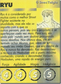 Ryu 2 - Card Street Fighter Zero 2