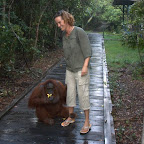 Wenn man genug lange festhält, gibts was zu Futtern vom Guide