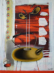 " THE TEACHER" 30x40 (oil/acrylic on canvas) -no-