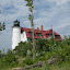 Pointe Betsie Lighthouse from beach. &ndash; 02-Aug-2010