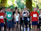 Vor dem Start der 5,2 Km-Läufer.