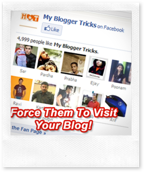 pull traffic from facebook fan page