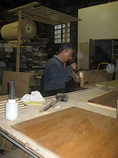 Jose DeJesus preparing a sample.