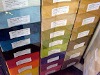 Here, gampi paper in a range of colors.