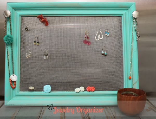 DIY Jewelry Organizer Display DIY Jewelry Organizer Display