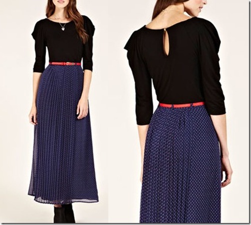Oasis pleat neck