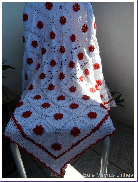 Manta Bebê Crochê em Linha 1 Manta Bebê Crochê em Linha 1