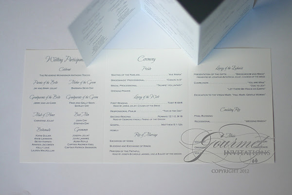 Gourmet Invitations Gourmet Invitations Custom Wedding Invitations