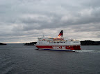 Ferry rendezvous at sea