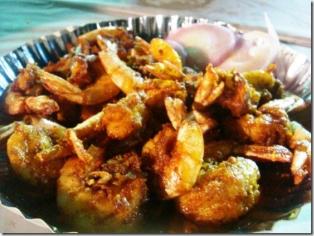 luscious fried prawns