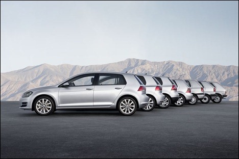 Nya-Golf-Generation-7-Mk7-2013-Pressbild-Volkswagen-Lika-lätt-som-Mk4