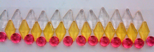 We tested out candy gems for the crown. We tested out candy gems for the crown.