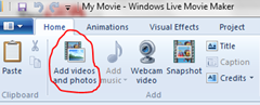 windows live movie maker