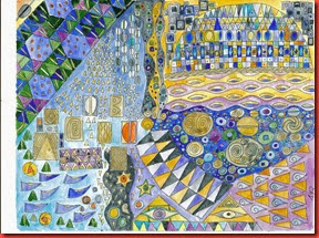 142 Klimt ornaments coloured
