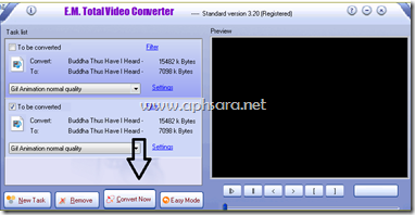 convert video to gif. 
