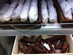 Packaged dried sausages