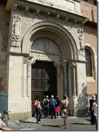 Puerta Miégeville - Basílica de Saint Cernin - Toulouse Puerta Miégeville - Basílica de Saint Cernin - Toulouse