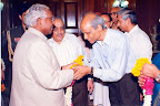 With The President of India, Shri K.R. Narayanan in Rashtriya Bhawan [New Delhi] 2000