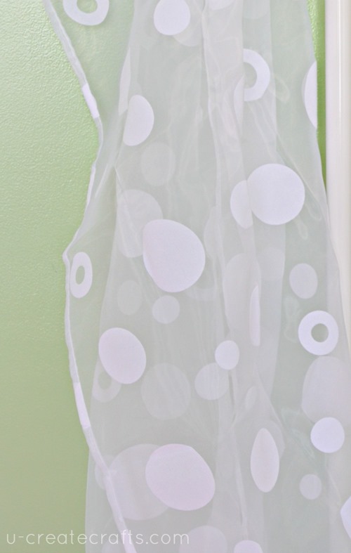 polka dot sheers