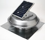 Solar Powered Vent Fan for Attic