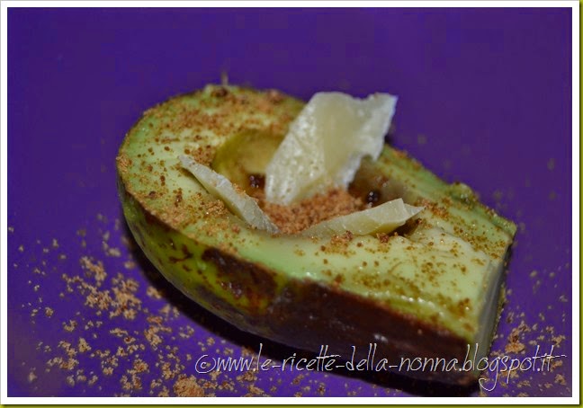 Avocado con miele, pecorino e zucchero di canna (5)