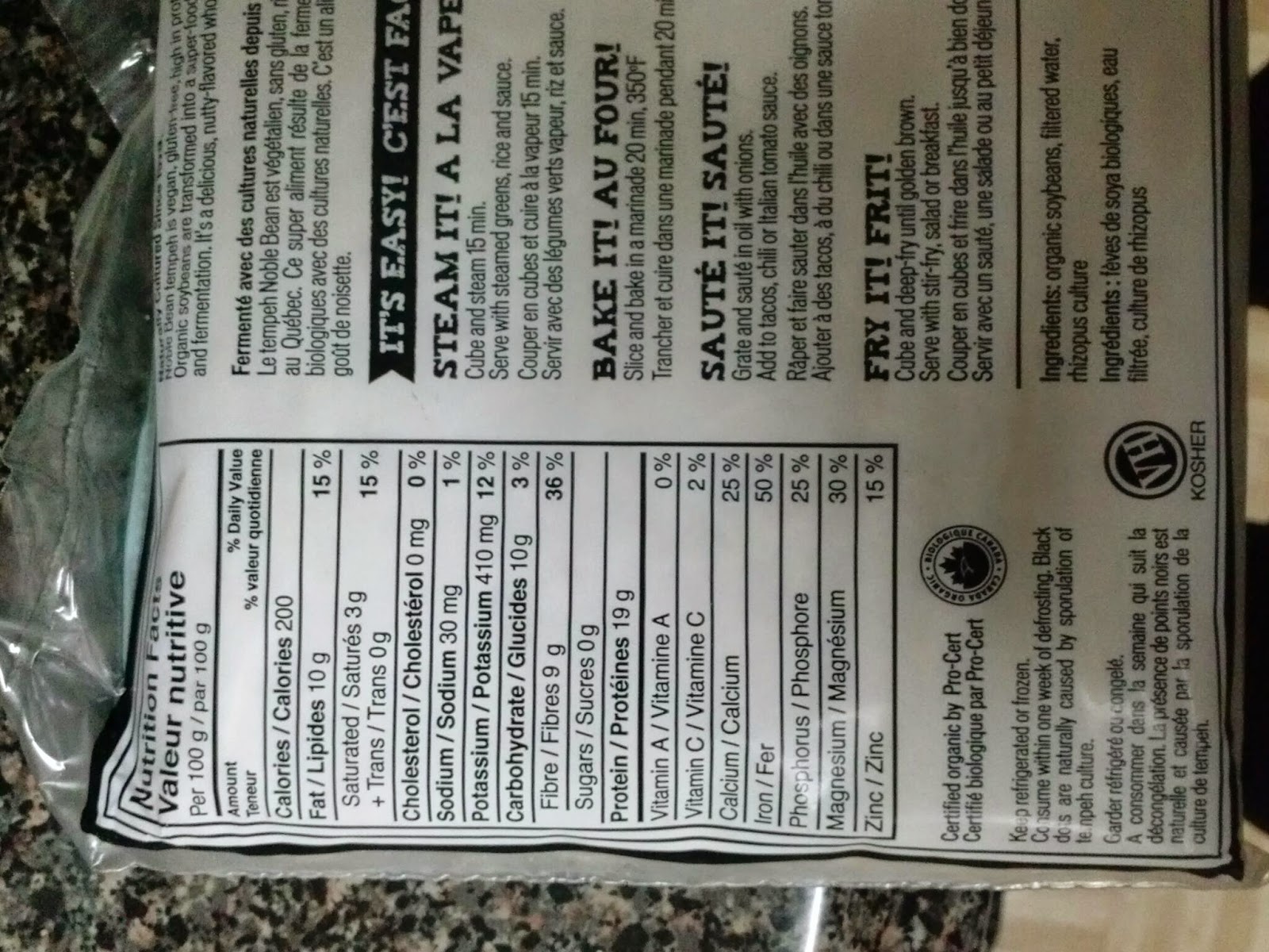 Dunya Akhirah Henry's Tempeh vs Noble Bean vs Turtle Island Review