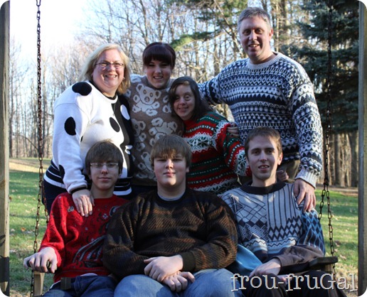 Ugly Sweater Family Photo