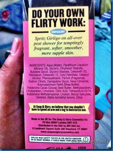 soap & glory girligo body moisturizing mist 2