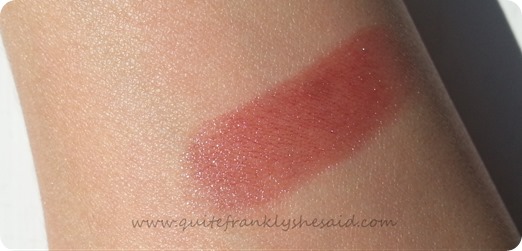 Chanel Rouge Coco Shine lipstick 66 Bel-Ami swatch