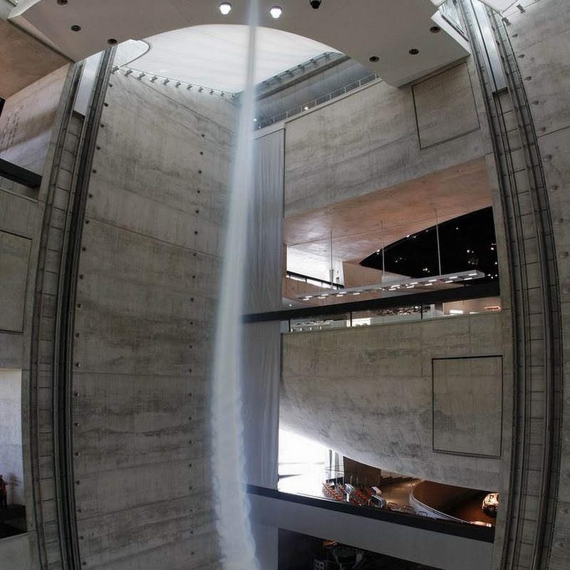 Most Powerful Artificial Tornado at Mercedes-Benz Museum, Germany