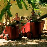 Pretending to invade Cartagena. We need more guns.
