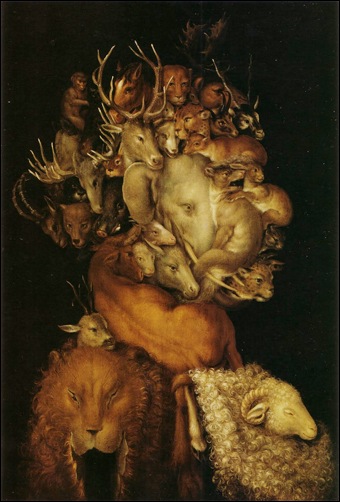 Giuseppe-Arcimboldo, La Terre