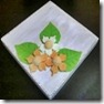 Tampa com flor de biscuit Tampa com flor de biscuit