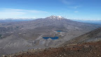 Mt. Rapuhe; Am Gipfel des Mt. Ngauruhoe (2287 m); Tongariro Northern Circuit, Tag 1.