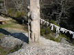 cross with ex votos, chapelle Saint Méen, Laval-Atger