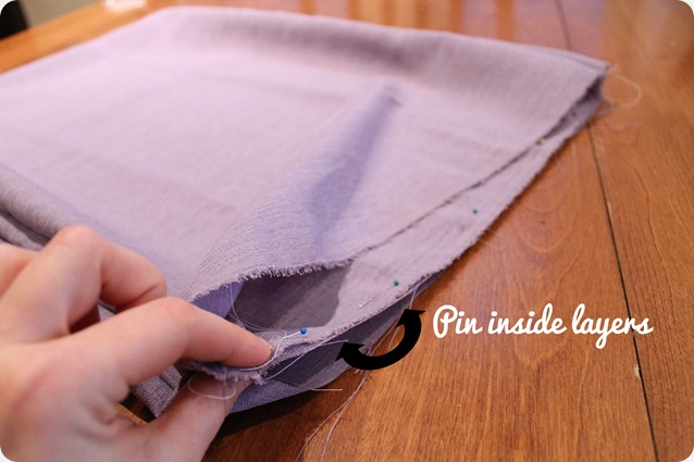 scarf sewing tutorial
