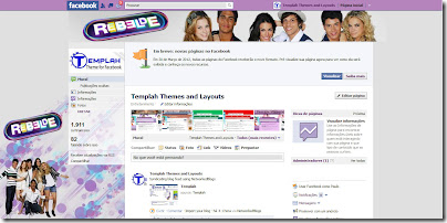 Tema skin para Facebook Rebelde Tema skin para Facebook Rebelde