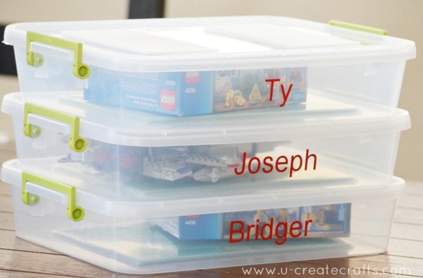 DIY To Go Lego Box and Storage