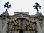 The gates of Buckingham Palace