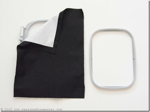 Stabilizer hoop fabric