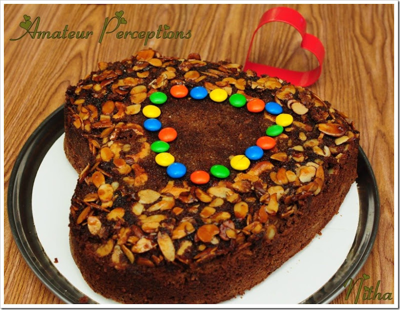 Chocolate Almond Upside Down Cake 9