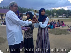 Para Juara Lomba Kegiatan Ramadhan 1434 H, Diataja OSIS SMAN 1 Sentajo Raya