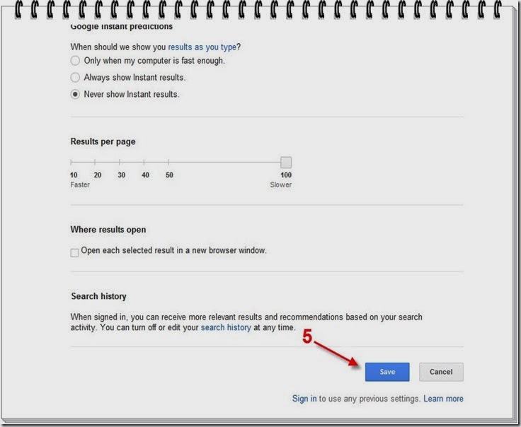 How to increase the number of Google search records 5