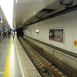 tokyo subway in Roppongi, Japan 