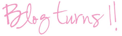 Blog turns 1! copy Blog turns 1! copy