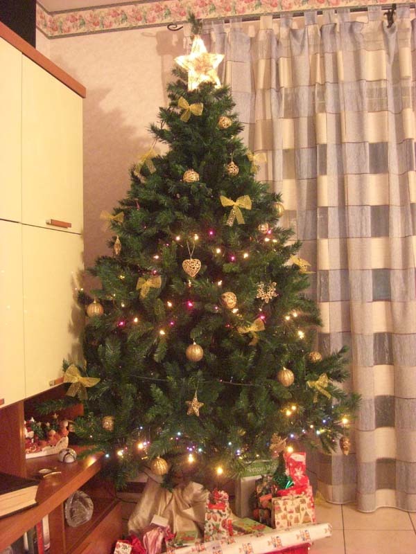 Albero di Natale oro
