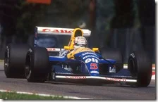 Nigel Mansell con la Williams FW14B
