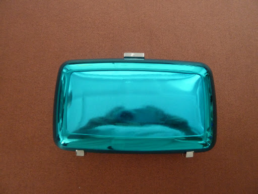 Teal stunner! Roger Vivier.