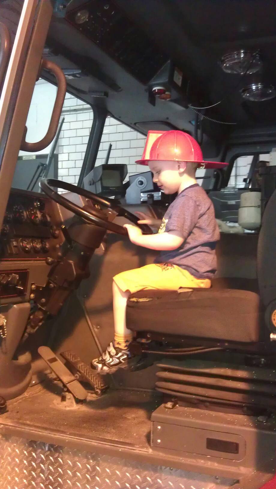 Visiting our fire station